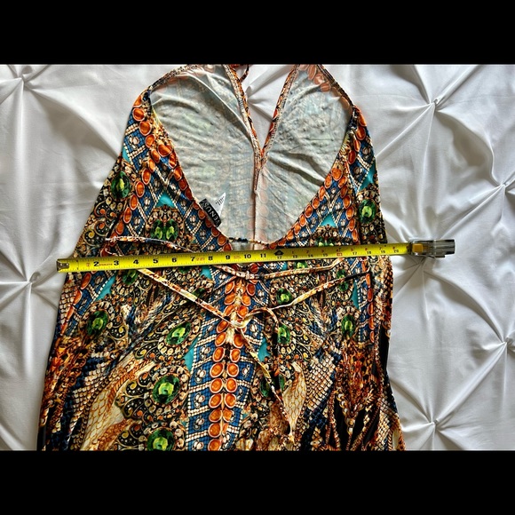 VENUS Colorful Hi-Low Backless Dress (M) NWOT - Picture 10 of 16